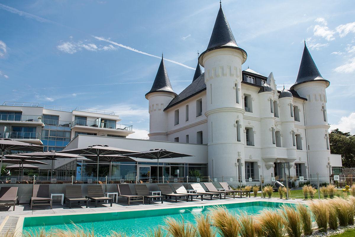 Hotel Chateau Des Tourelles - Relais Thalasso & Spa Pornichet Dış mekan fotoğraf