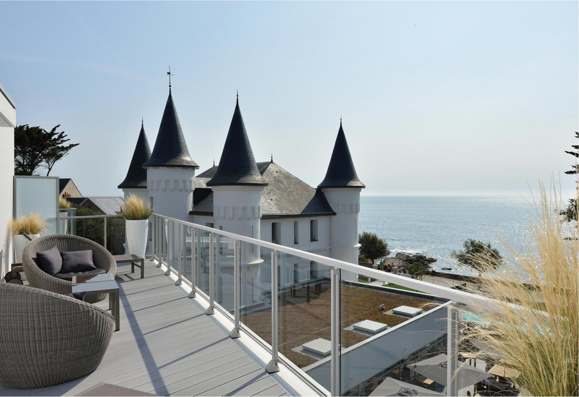 Hotel Chateau Des Tourelles - Relais Thalasso & Spa Pornichet Dış mekan fotoğraf