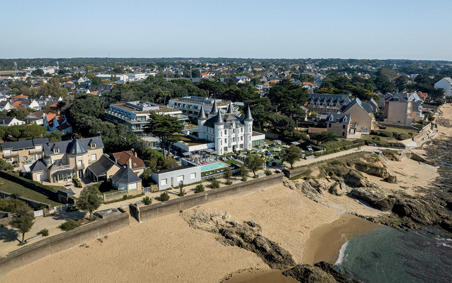 Hotel Chateau Des Tourelles - Relais Thalasso & Spa Pornichet Dış mekan fotoğraf