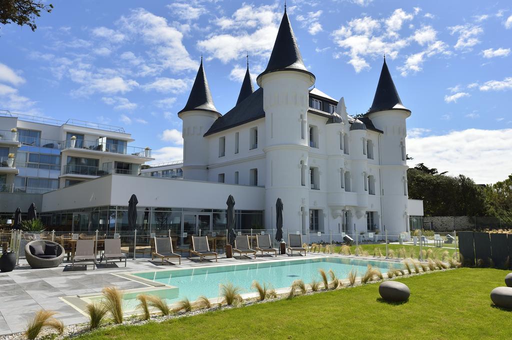 Hotel Chateau Des Tourelles - Relais Thalasso & Spa Pornichet Dış mekan fotoğraf