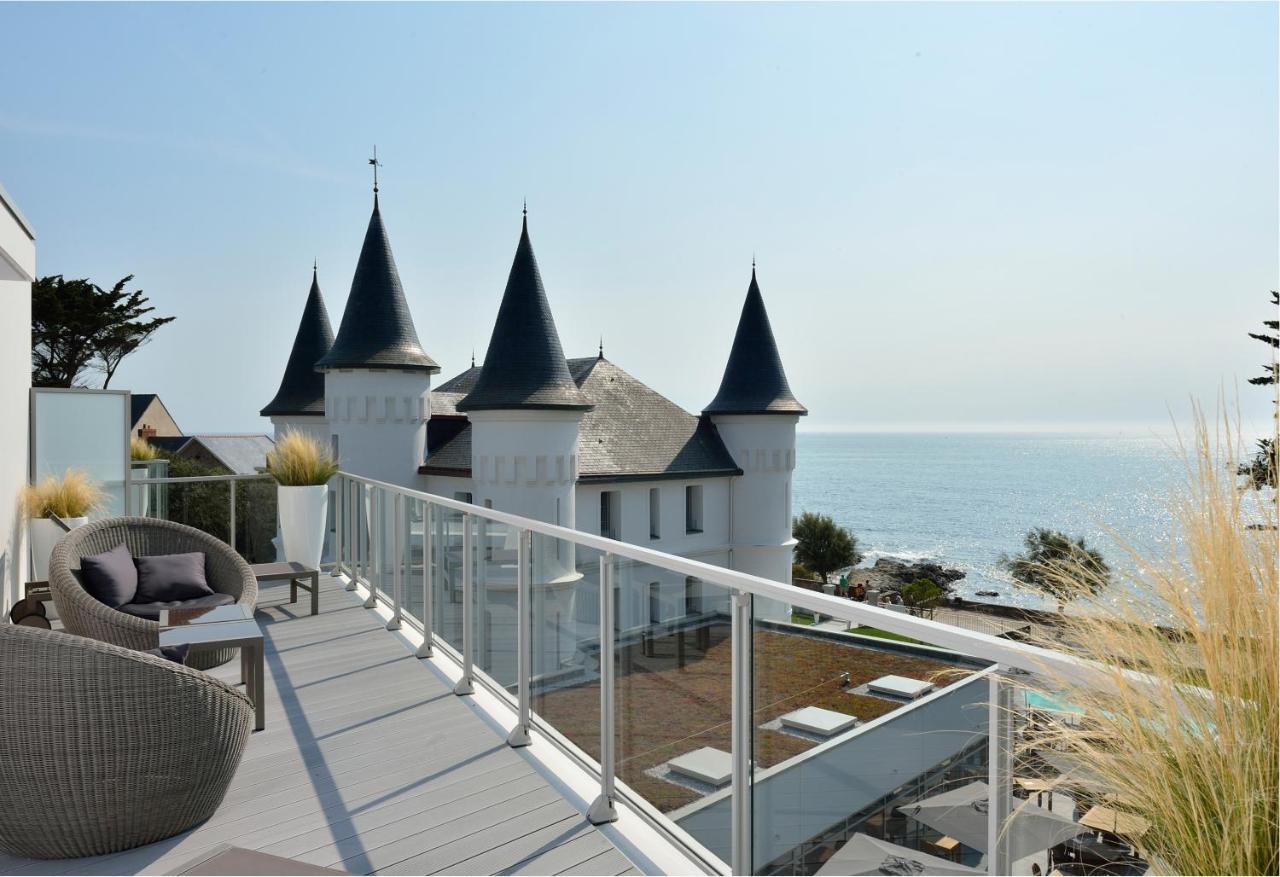 Hotel Chateau Des Tourelles - Relais Thalasso & Spa Pornichet Dış mekan fotoğraf